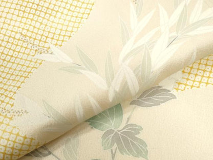 平和屋着物●訪問着　枝花文　金彩　正絹　逸品　CABI2556yc