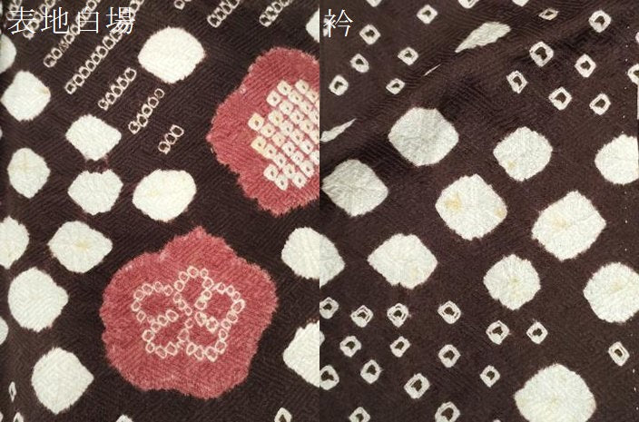 平和屋着物●訪問着　総絞り　舞花文　金彩　正絹　逸品　CABI2559yc