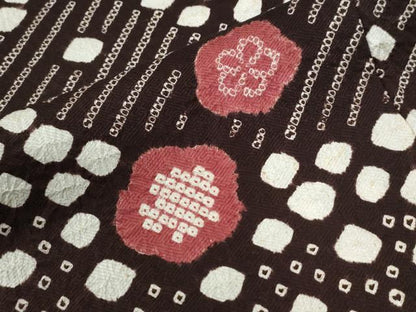 平和屋着物●訪問着　総絞り　舞花文　金彩　正絹　逸品　CABI2559yc