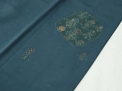 平和屋着物●豪華色留袖　破れ色紙吉祥更紗草花文　金彩　正絹　逸品　CABI2566yc