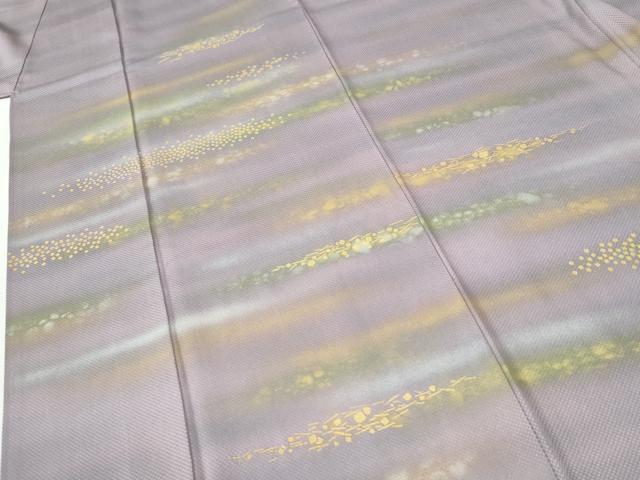 平和屋着物●訪問着　刺繍　霞箔散らし　金彩　正絹　逸品　CABI2569yc