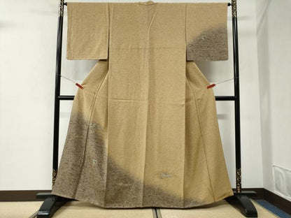 平和屋着物●訪問着　霞文　暈し染め　金彩　正絹　逸品　未使用　CABI2573yc
