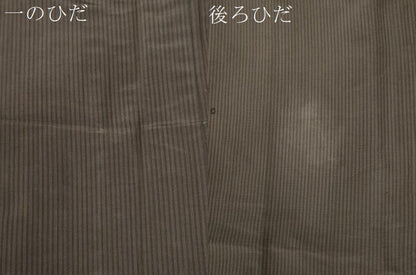平和屋着物●男性　馬乗り袴　縞　正絹　逸品　CABI2581yc