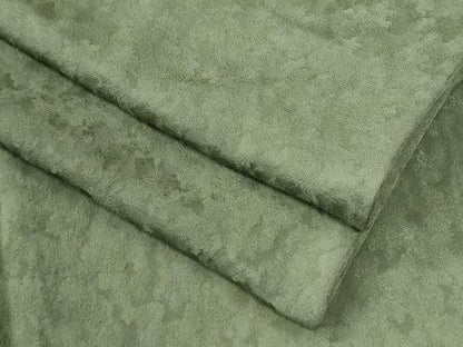 平和屋着物●上質な色無地　霞地紋　老竹色　正絹　逸品　CABI2590yc