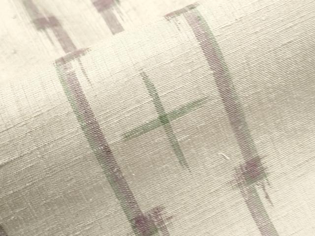 平和屋着物●上質な紬　変わり縞　正絹　逸品　CABI2605yc
