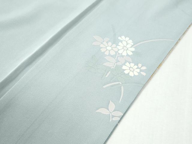 平和屋着物●訪問着　草花文　暈し染め　金彩　正絹　逸品　CABI2629yc