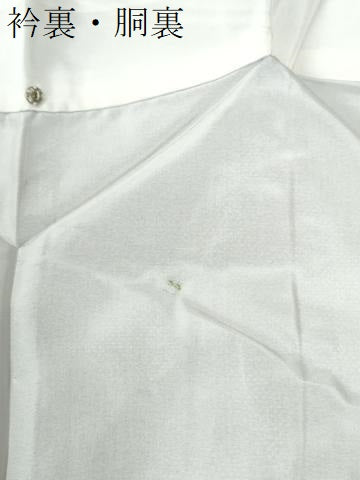 平和屋着物●本場大島紬　7マルキ　短冊葡萄蔦の葉文　正絹　逸品　未使用　CABI2632yc
