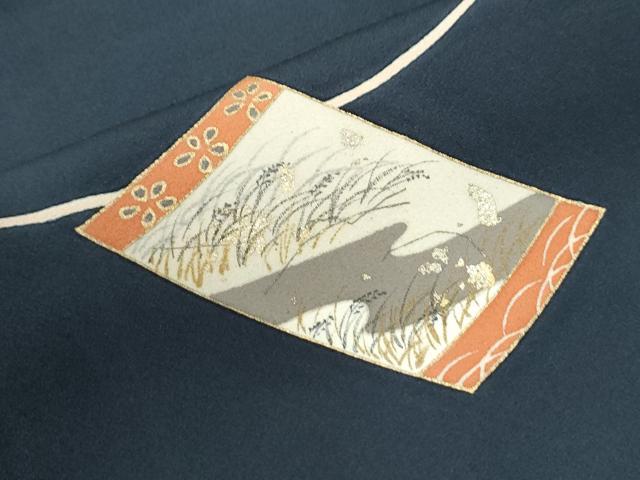 平和屋着物●訪問着　短冊吉祥枝葉文　金彩　正絹　逸品　CABI2636yc
