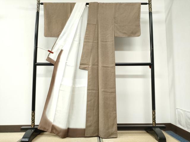 平和屋着物●本場染大島紬　江戸小紋　鮫小紋柄　正絹　逸品　未使用　CABI2643yc