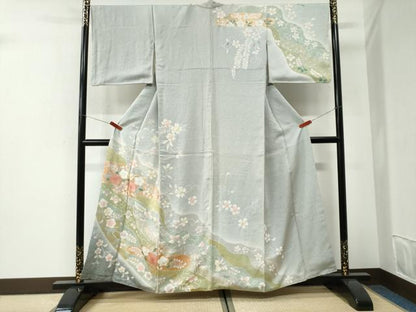 平和屋着物●訪問着　辻が花　金彩　正絹　逸品　CABI2648yc