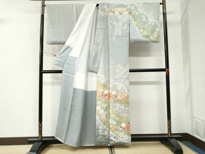 平和屋着物●訪問着　辻が花　金彩　正絹　逸品　CABI2648yc