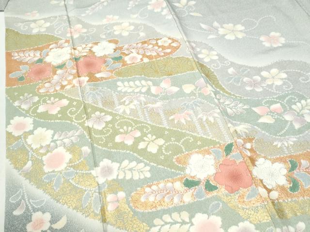 平和屋着物●訪問着　辻が花　金彩　正絹　逸品　CABI2648yc