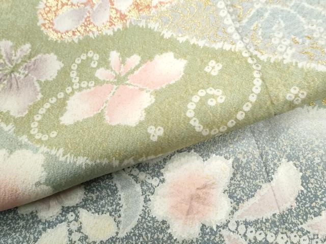 平和屋着物●訪問着　辻が花　金彩　正絹　逸品　CABI2648yc