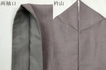 平和屋着物●結城紬　色無地　薄色　正絹　逸品　CABI2656yc