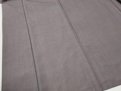 平和屋着物●結城紬　色無地　薄色　正絹　逸品　CABI2656yc