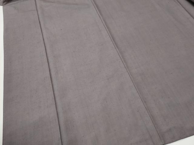 平和屋着物●結城紬　色無地　薄色　正絹　逸品　CABI2656yc