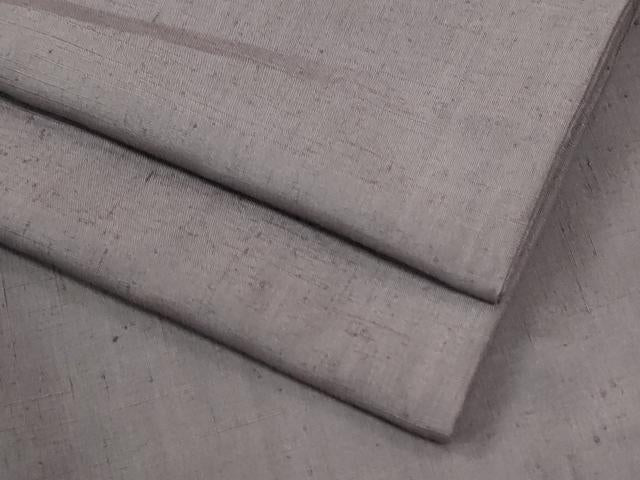平和屋着物●結城紬　色無地　薄色　正絹　逸品　CABI2656yc