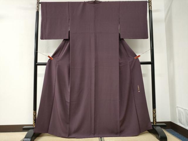平和屋着物●伝統工芸師　服部光擴　江戸小紋　角通し　ますいわ屋扱い　正絹　逸品　CABI2659yc