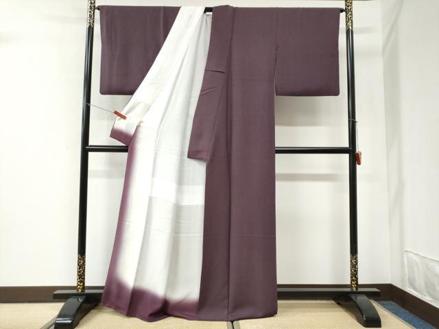 平和屋着物●伝統工芸師　服部光擴　江戸小紋　角通し　ますいわ屋扱い　正絹　逸品　CABI2659yc