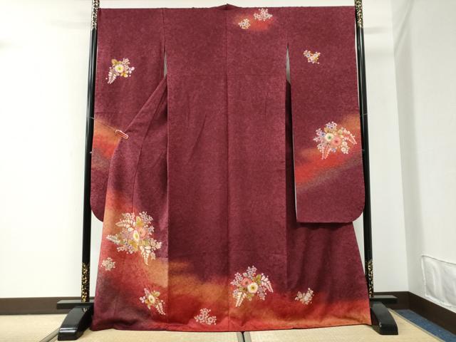 平和屋着物●豪華振袖　辻が花　暈し染め　正絹　逸品　CABI2666yc