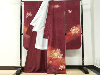 平和屋着物●豪華振袖　辻が花　暈し染め　正絹　逸品　CABI2666yc