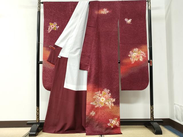 平和屋着物●豪華振袖　辻が花　暈し染め　正絹　逸品　CABI2666yc