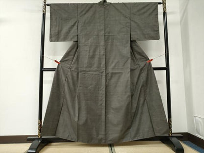 平和屋着物●本場大島紬　カタス　正絹　逸品　未使用　CABI2675yc