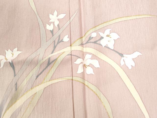 平和屋着物●訪問着　枝花文　暈し染め　やまと金ラベル　正絹　逸品　未使用　CABI2677yc