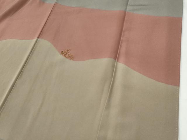 平和屋着物●訪問着　草花文　正絹　逸品　CABI2686yc