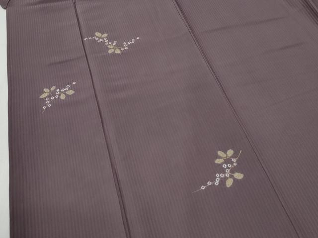 平和屋着物●訪問着　絞り　枝葉文　金彩　正絹　逸品　CABI2721yc