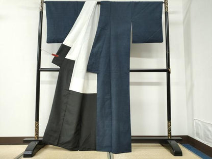 平和屋着物●綿薩摩　100亀甲　総詰め　木綿　逸品　CABI2722yc