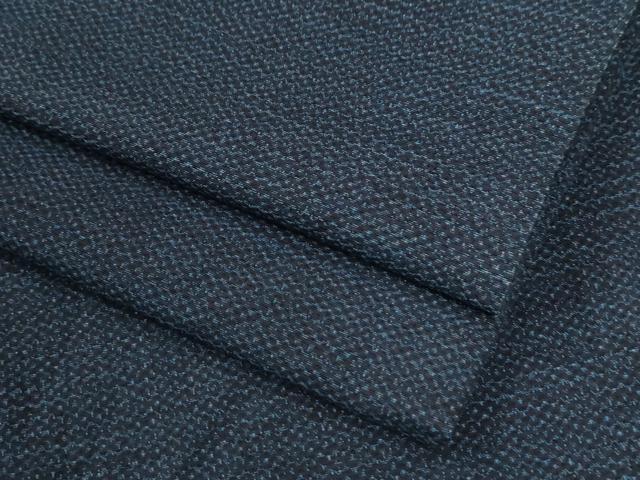 平和屋着物●綿薩摩　100亀甲　総詰め　木綿　逸品　CABI2722yc