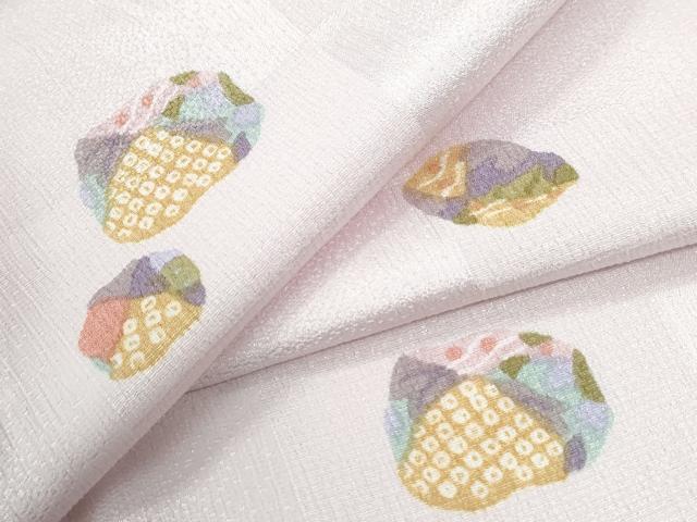 平和屋着物●長襦袢　無双仕立て　吉祥文　正絹　逸品　CABI2749yc