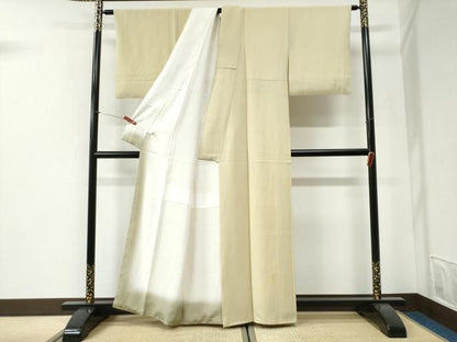 平和屋着物●江戸小紋　行儀　正絹　逸品　CABI2755yc