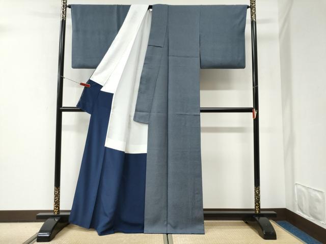 平和屋着物●江戸小紋　鮫小紋柄　正絹　逸品　CABI2763yc