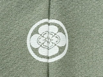 平和屋着物●訪問着　友禅　流水籬草花文　暈し染め　正絹　逸品　CABI2769