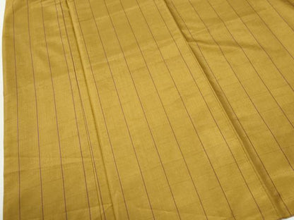 平和屋着物●上質な紬　縞　正絹　逸品　CABI2775yc