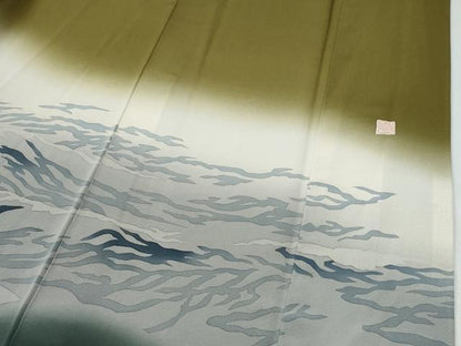 平和屋着物●豪華色留袖　作家物　水辺風景文　暈し染め　正絹　逸品　CABI2784yc