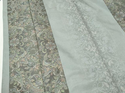 平和屋着物●本場大島紬　更紗花唐草文　ロング丈　正絹　逸品　未使用　CABI2785yc