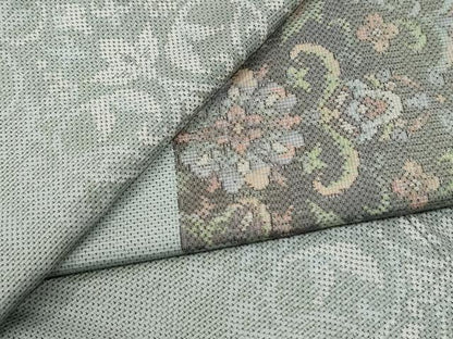 平和屋着物●本場大島紬　更紗花唐草文　ロング丈　正絹　逸品　未使用　CABI2785yc