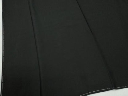 平和屋着物●男性 黒紋付 キングサイズ 正絹 逸品 未使用 CABI2797yc