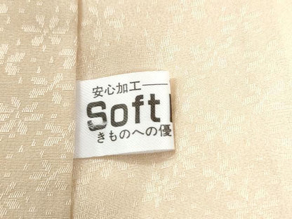 平和屋着物●訪問着　雪輪草花文　金彩　正絹　逸品　CABI2800yc