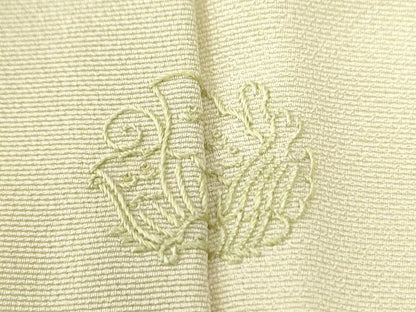 平和屋着物●訪問着　刺繍　人物流水草花文　正絹　逸品　CABI2823yc