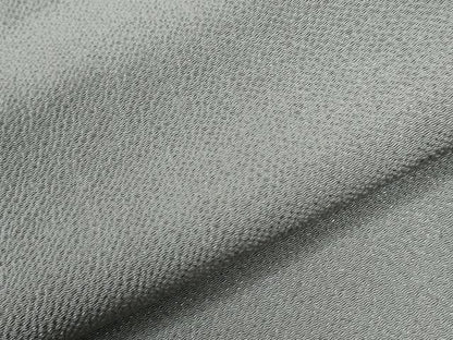 平和屋着物●上質な色無地　鼠色　鬼しぼ縮緬　正絹　逸品　CABI2832yc
