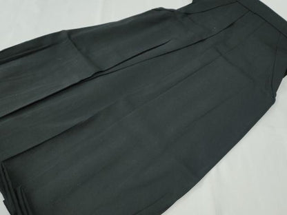 平和屋着物●女性　行灯袴　色無地　黒地　CABI2836yc