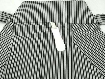 平和屋着物●男性　馬乗り袴　間道　正絹　逸品　CABI2837yc