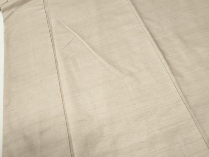 平和屋着物●結城紬　色無地　浅黄色　高島屋扱い　正絹　逸品　CABI2842yc