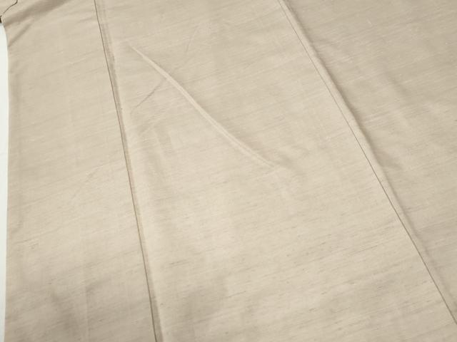平和屋着物●結城紬　色無地　浅黄色　高島屋扱い　正絹　逸品　CABI2842yc