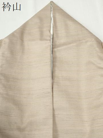 平和屋着物●結城紬　色無地　浅黄色　高島屋扱い　正絹　逸品　CABI2842yc