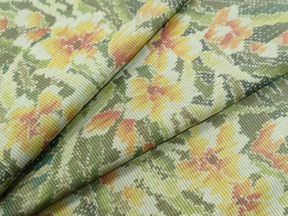 平和屋着物●本場大島紬　総絣　草花文　正絹　逸品　CABI2850yc